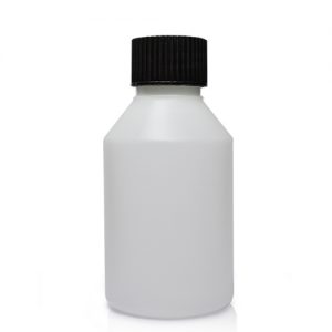 150ml HDPE plastic bottle with cap