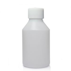 150ml HDPE Natural bottle w wc