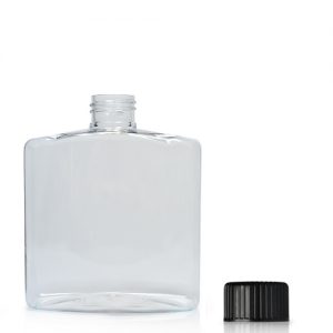 500ml Clear PET Rectangular Bottle & Screw Cap