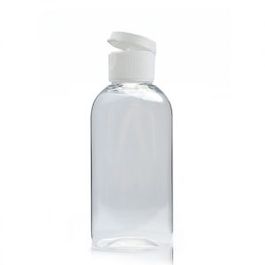 50ml oval plastic bottle with flip