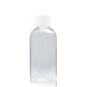 50ml oval plastic bottle with lid