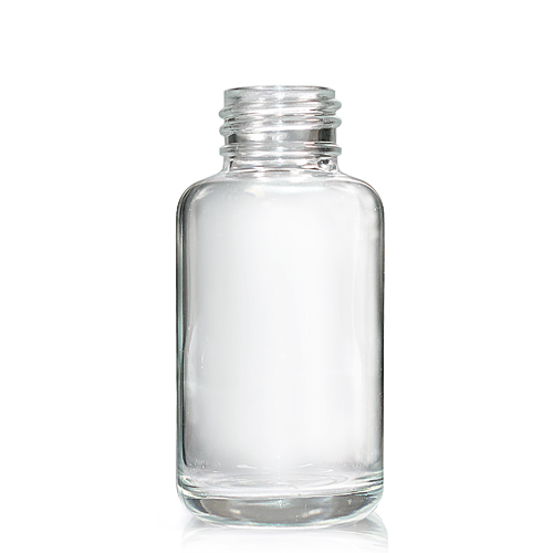 50ml Clear glass Boston Bottle