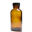 100ml Amber glass Boston Bottle w urea GB