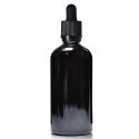 100ml Black Dropper Bottle With Child Resistant Pipette