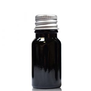 10ml Black Dropper Bottle & Aluminium Cap