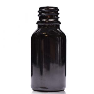 15ml Black Glass Dropper Bottle