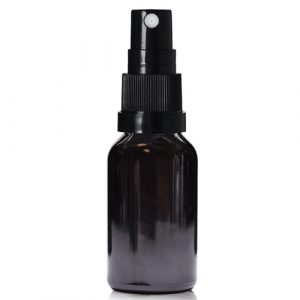 15ml Black Glass Spray Bottle