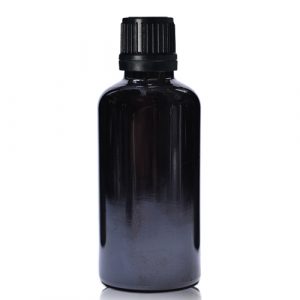 30ml Black Dropper Bottle With Dropper Cap