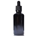 30ml Black Glass Dropper Bottle & Child Resistant Pipette