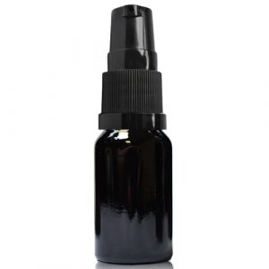 10ml Black Glass Lotion Bottle