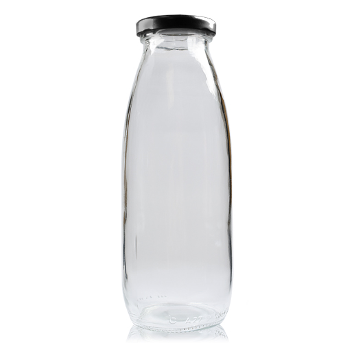 300ml Clear Glass Juice Bottle & 38mm Twist Off Cap