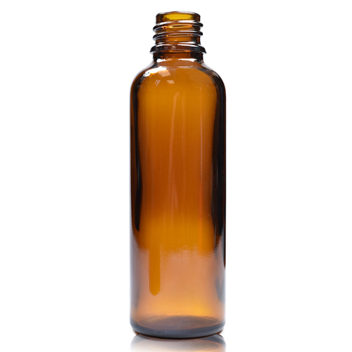 50ml Amber Glass Tall Dropper Bottle
