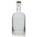 500ml Clear Glass Julius Bottle with cork