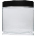 650ml Plastic Jar With Black Lid