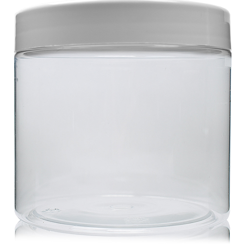 650ml Plastic Jar With Black Lid