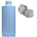 100ml Blue Plastic Bottle With Aluminium Cap