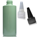 100ml Green Plastic Bottle With Spout Cap