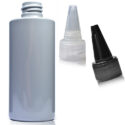 100ml Grey Plastic Bottle With Spout Cap