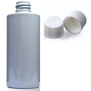 100ml Grey Plastic Bottle With Screw Cap