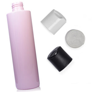 250ml Pink Bottle With Disc Top Cap