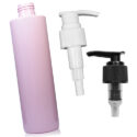 250ml Pink Plastic Bottle With Lotion Pump