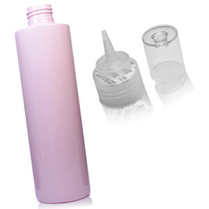 250ml Pink Plastic Spout Bottle