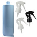 500ml Light Blue Plastic Bottle With Trigger Spray