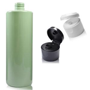 500ml Green Plastic Bottle With Flip Cap