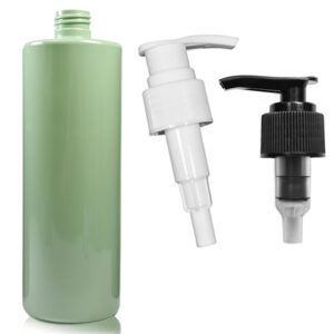 500ml Green Plastic Bottle With Lotion Pump