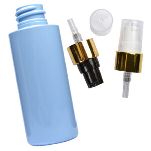 50ml Pale blue bottle with gold lotion