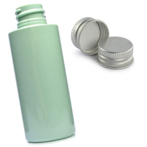 50ml Sage Green PET Plastic Bottle With Aluminium Cap