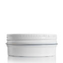 50ml White Aluminium Jar and Lid