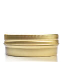 75ml Gold Aluminium Jar and Lid